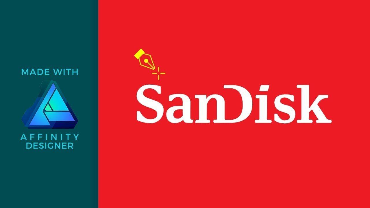 Scandisk Logo - Affinity Designer Howto - Sandisk Logo Pt. 1