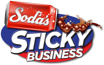Sodas Logo - Soda's Sticky Business
