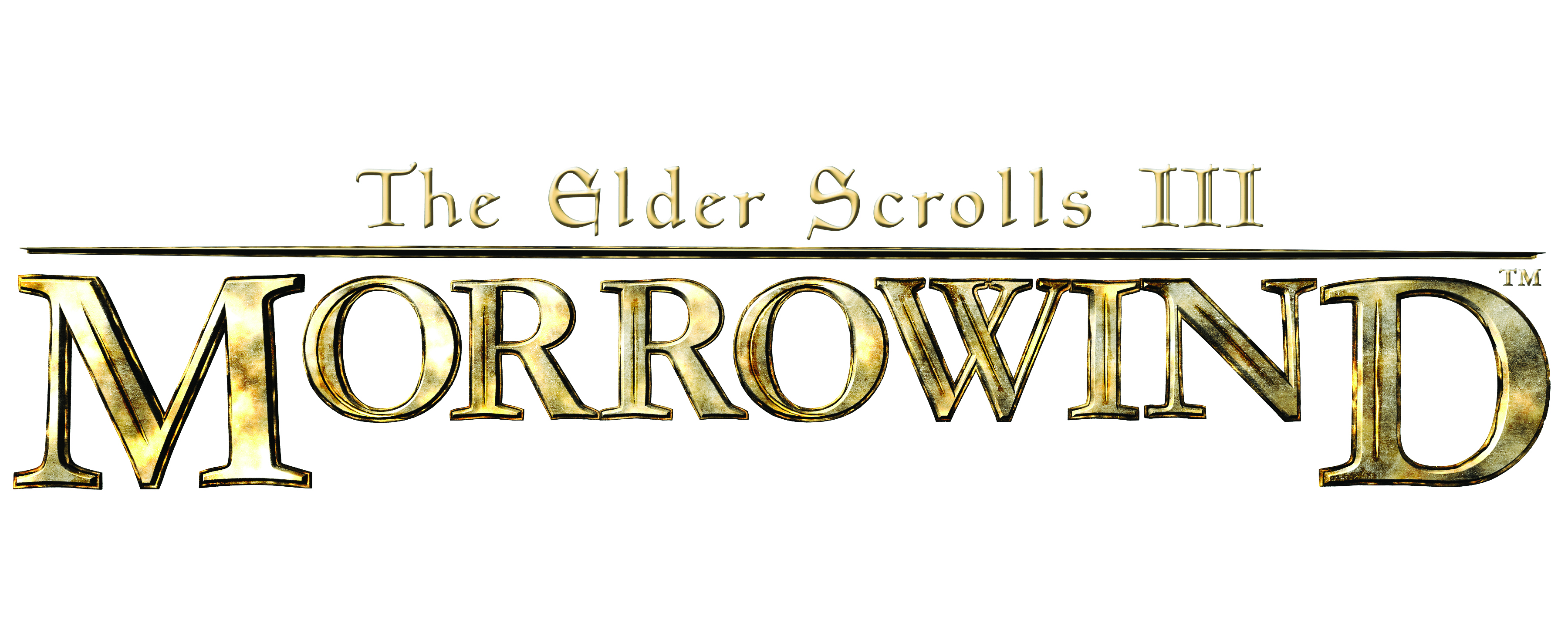 Morrowind Logo - The Elder Scrolls III: Morrowind (2002) promotional art - MobyGames