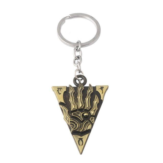 Morrowind Logo - US $1.92 20% OFF|Game The Elder Scrolls Keychain Morrowind Logo Pendant Key  chain Triangle Keyring Women Men Fans Jewelry-in Key Chains from Jewelry &  ...