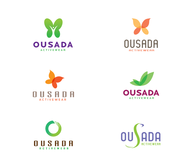 Activewear Logo - Ousada Activewear Logo Design - Visual Lure