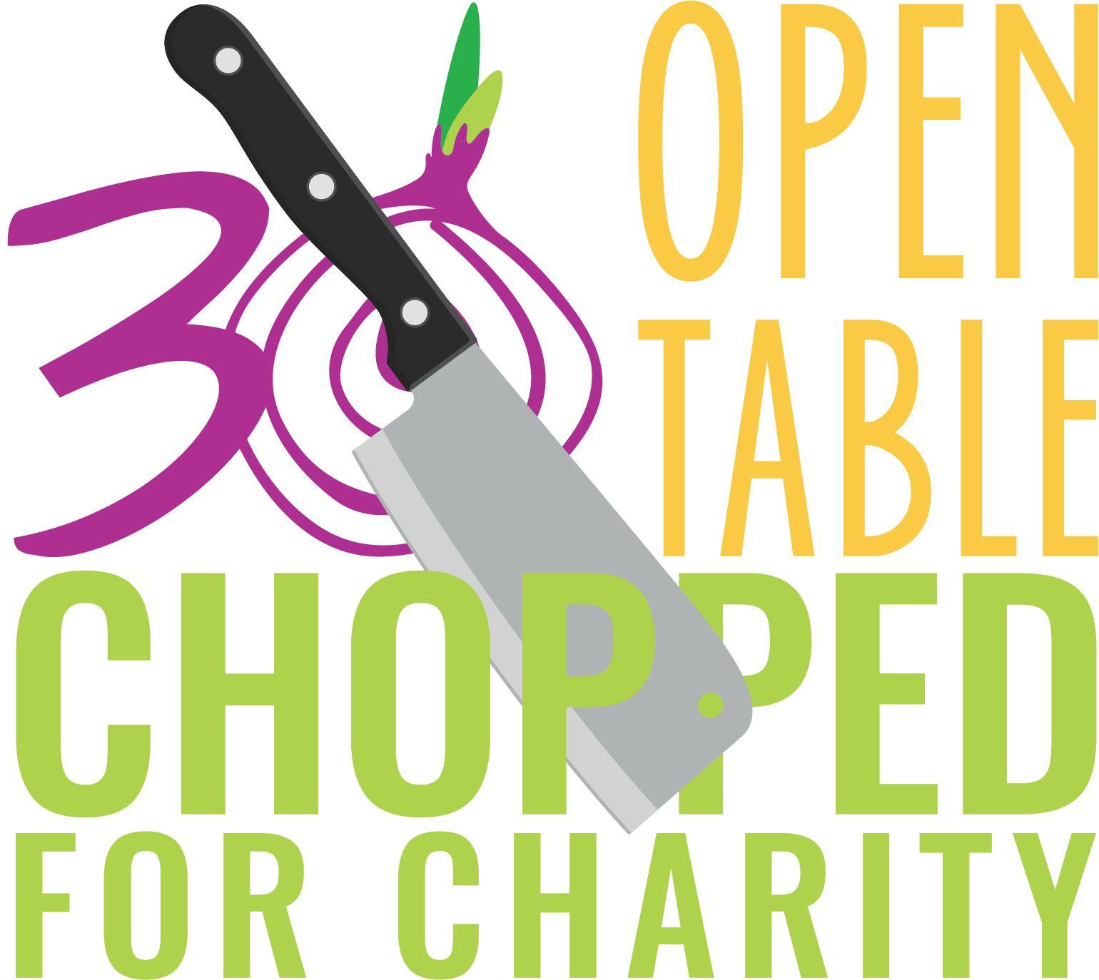 Chopped Logo - Chopped for Charity – Sponsorship – Open Table