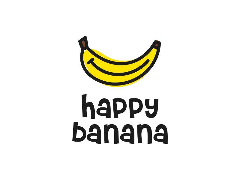 Banana Logo - The Complate Logo Happy Banana by R A H A J O E on Dribbble