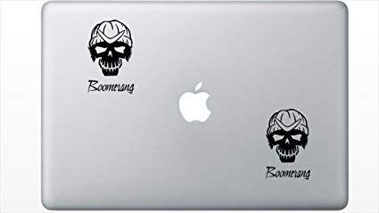 Car with Two Boomerangs Logo - Amazon.com: Suicide Squad Captain Boomerang HenryDecal5550156 Set Of ...