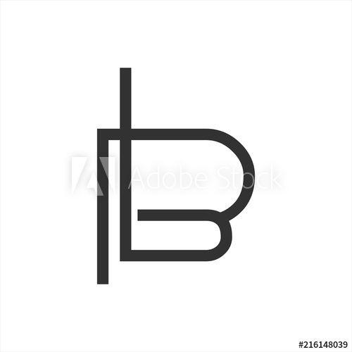 PBL Logo - B, bp, PB, pbL initials line art geometric company logo this