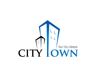 Town Logo - CITY TOWN Designed