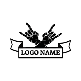 Awesome Black and White Logo - 180+ Free Music Logo Designs | DesignEvo Logo Maker