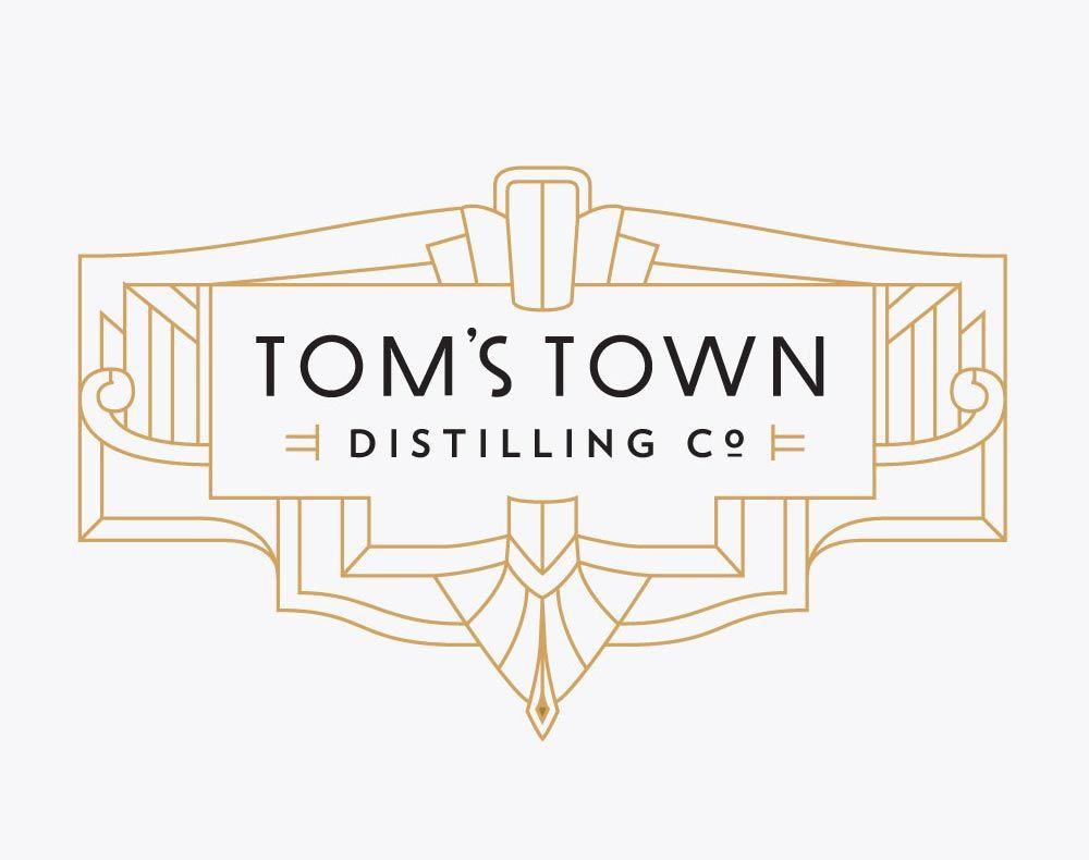 Town Logo - TOM'S TOWN | Kevin Cantrell Studio