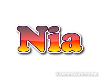 Nia Logo - Nia Logo. Free Name Design Tool from Flaming Text