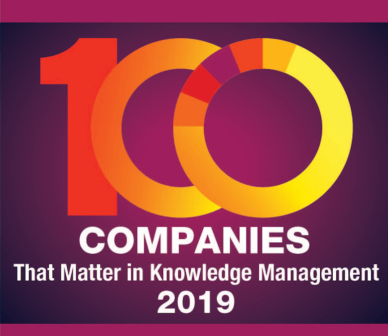KMWorld Logo - Semantic Web Company Selected as KMWorld Top 100 Companies 2019