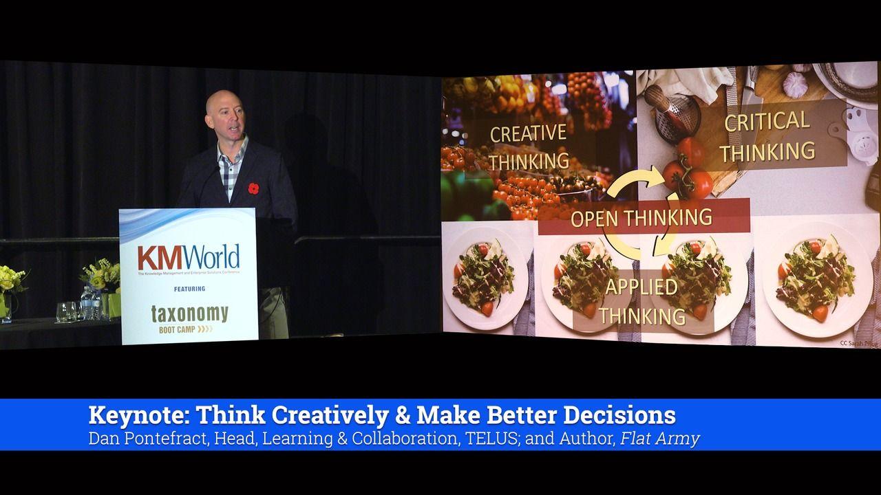 KMWorld Logo - Keynote: Think Creatively & Make Better Decisions