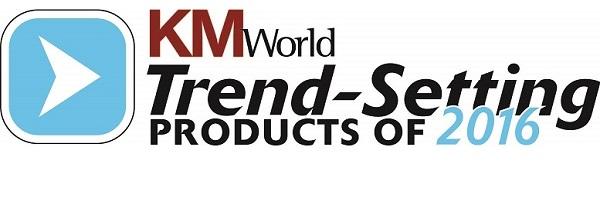 KMWorld Logo - KM World Recognizes Connotate as a Trend-Setting Product for 2016