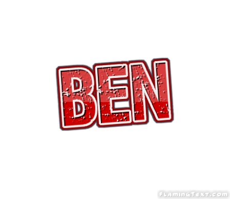 Ben Logo - Ben Logo. Free Name Design Tool from Flaming Text