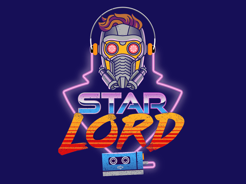 Star-Lord Logo - Starlord Badge by Ben Douglass on Dribbble