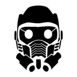 Star-Lord Logo - Guardians of the Galaxy Lord Mask Stencil. GOTG dog costumes