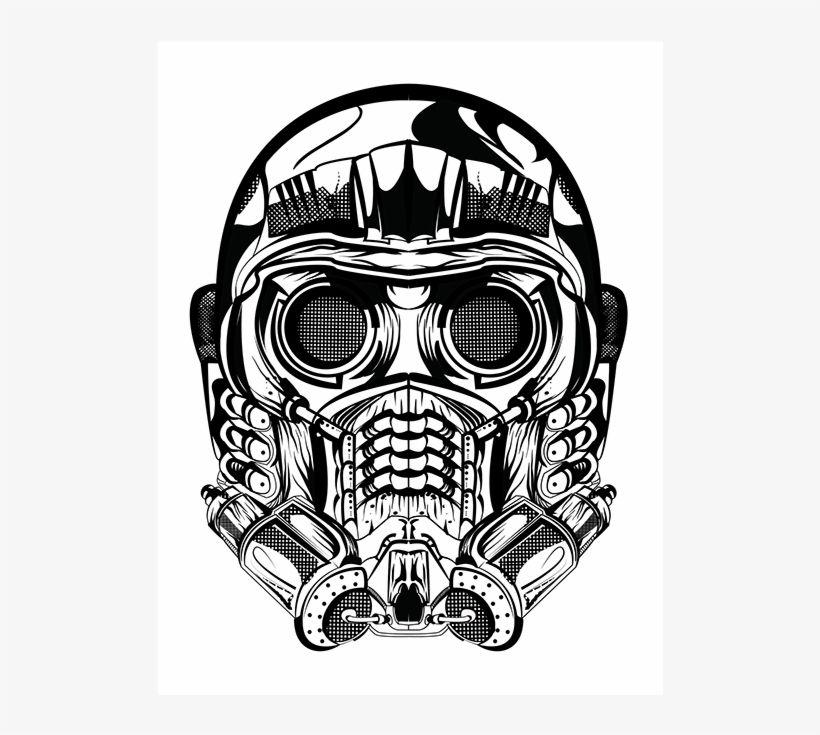 Star-Lord Logo - Drawing Clipart Star-lord Drawing - Guardian Of The Galaxy Logo ...