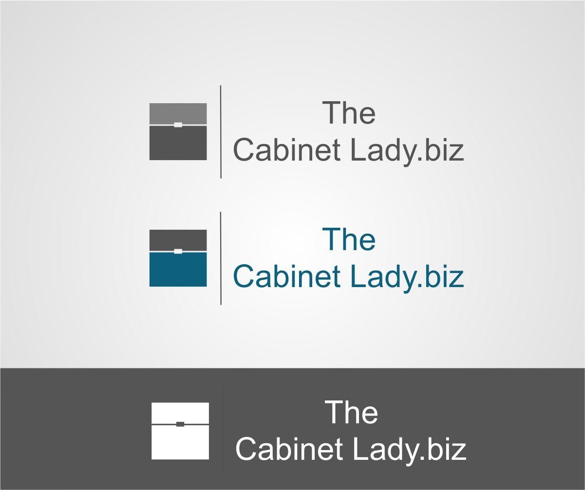 Cabinet Logo - Playful, Personable, Embroidery Logo Design for The Cabinet Lady.biz