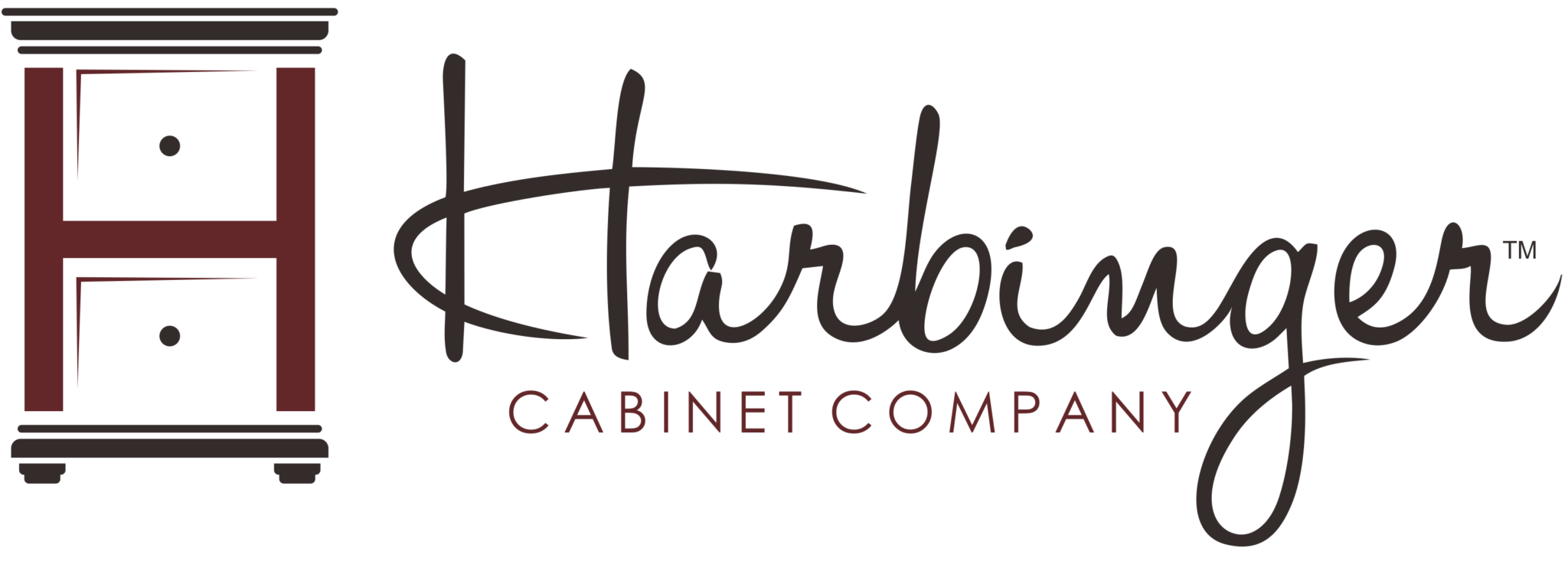 Cabinet Logo - Harbinger Cabinet Company. Wood Cabinetry Done Right