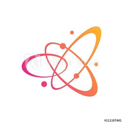 Planets Logo - Abstract Galaxy vector logo concept. Abstract planets illustration ...