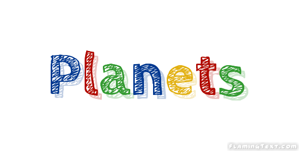 Planets Logo - Planets Logo. Free Name Design Tool from Flaming Text