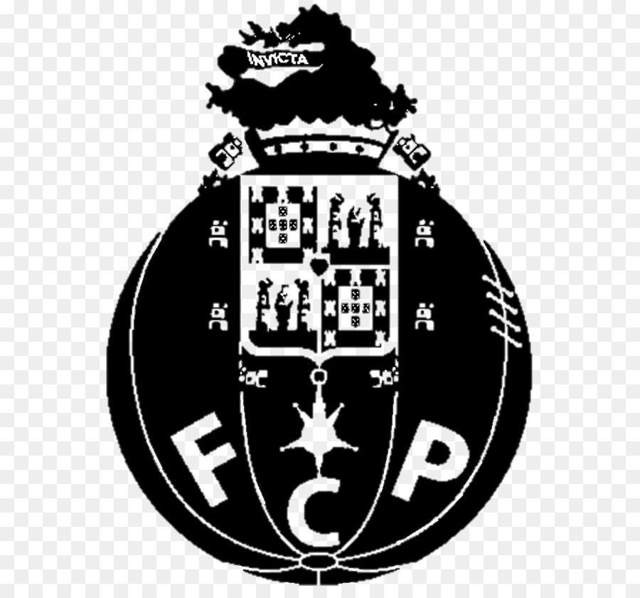 Porto Logo - Fc Porto Black And White png download*823 Transparent