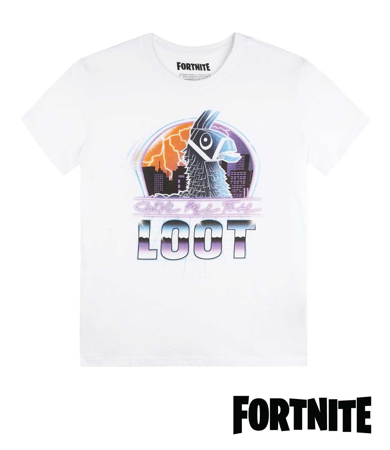 Ponygamer Logo - Fortnite Loot Llama White T-Shirt for KIDS