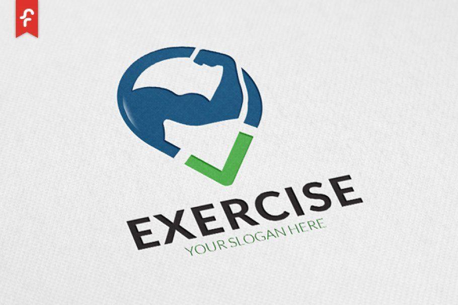 Exercise Logo - Exercise Logo ~ Logo Templates ~ Creative Market