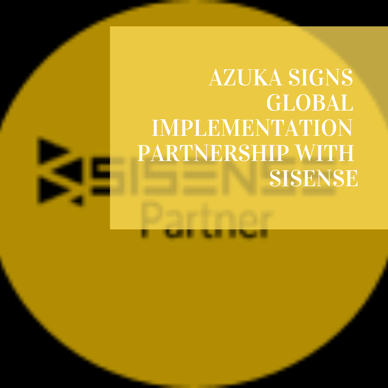 SiSense Logo - Azuka signs with Sisense as globally certified implementation partner