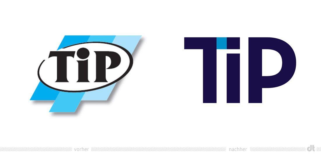 Tip Logo - real Tip Logo – vorher und nachher – Design Tagebuch