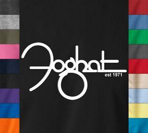 Foghat Logo - Details about FOGHAT Rock Band T-Shirt Classic Vintage English Rock Band -  Ringspun Cotton Tee