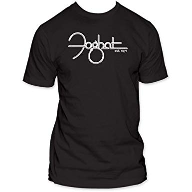 Foghat Logo - Foghat Logo Black T-Shirt