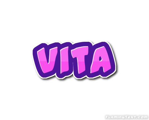 Vita Logo - Vita Logo | Free Name Design Tool from Flaming Text