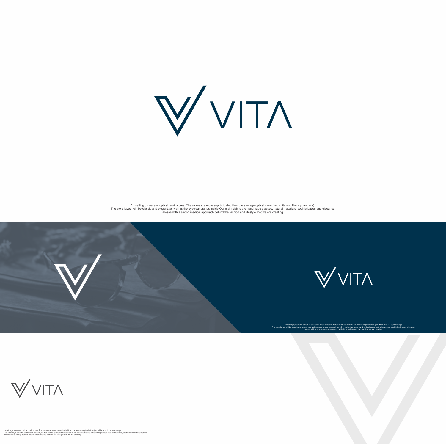 Vita Logo - Conservative, Elegant, Eyewear Logo Design for 
