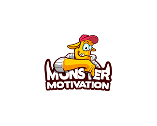 Motivation Logo - Logopond, Brand & Identity Inspiration (Monster Motivation)