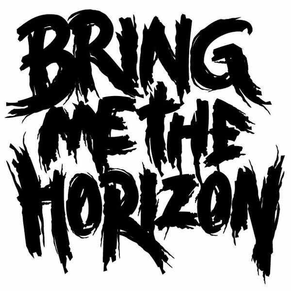 Black AMD White Band Logo - BMTH logo. band logos. Bring Me the Horizon, Bring it