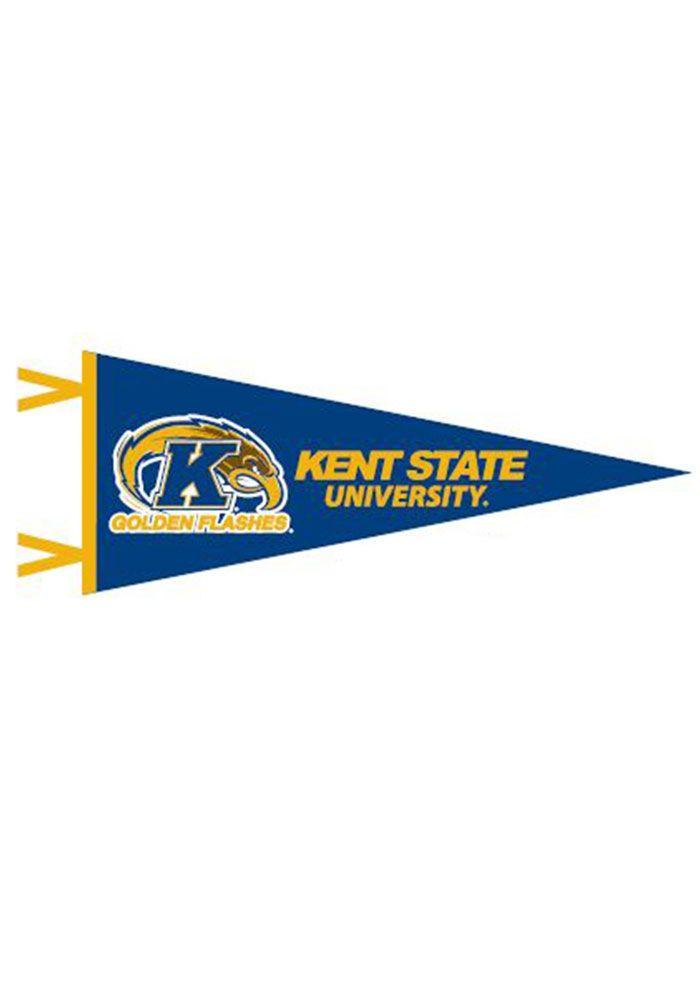 Kent Logo - Kent State Golden Flashes 12x30 Logo Pennant