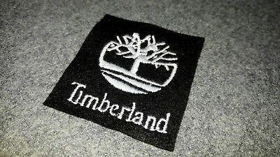 Timeberland Logo - TIMBERLAND LOGO EMBROIDERY White Sew on Label Patch Cap T Shirt Jacket Bag  diy 3