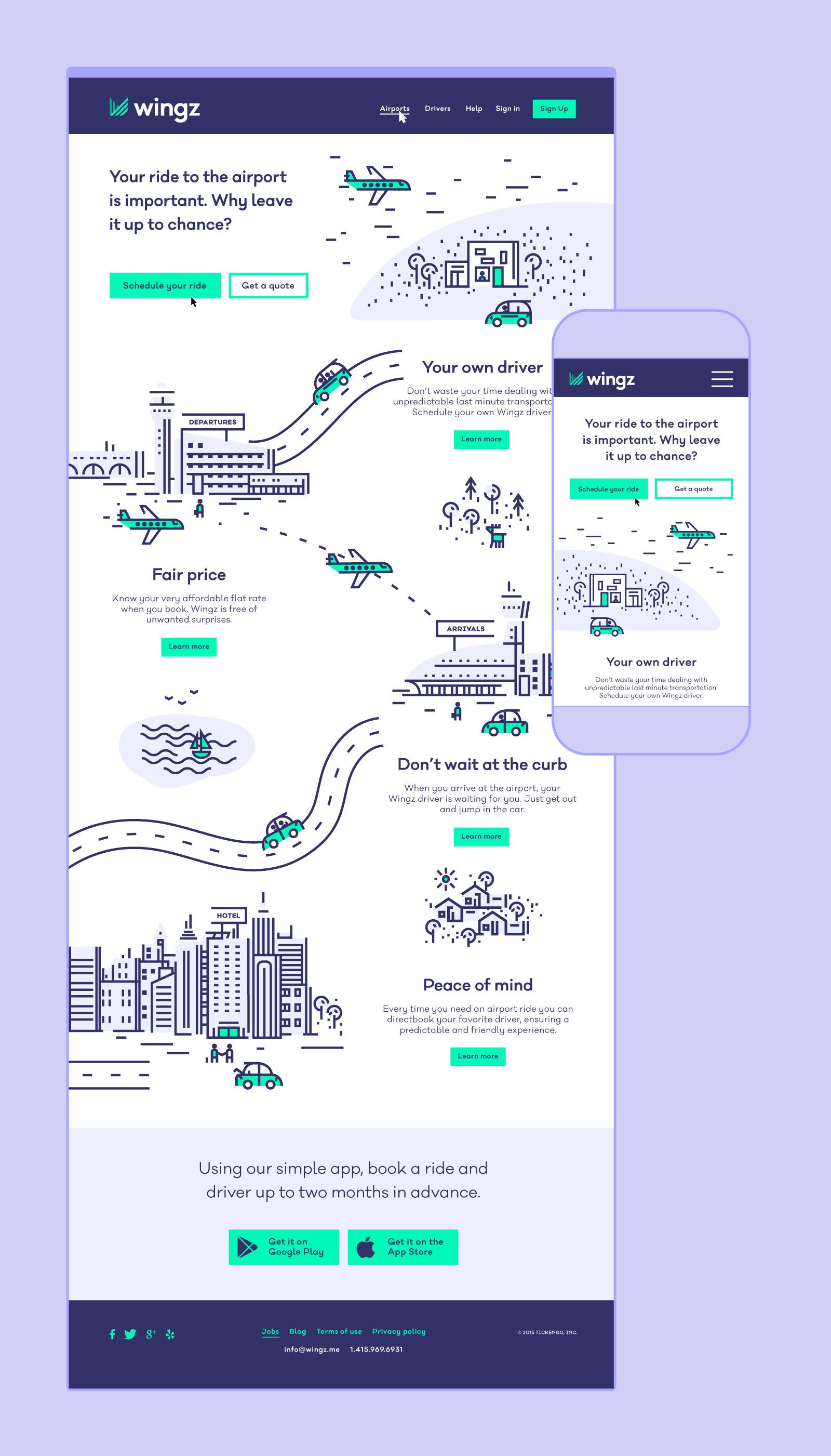 Tickengo Logo - Wingz | Fuzzco