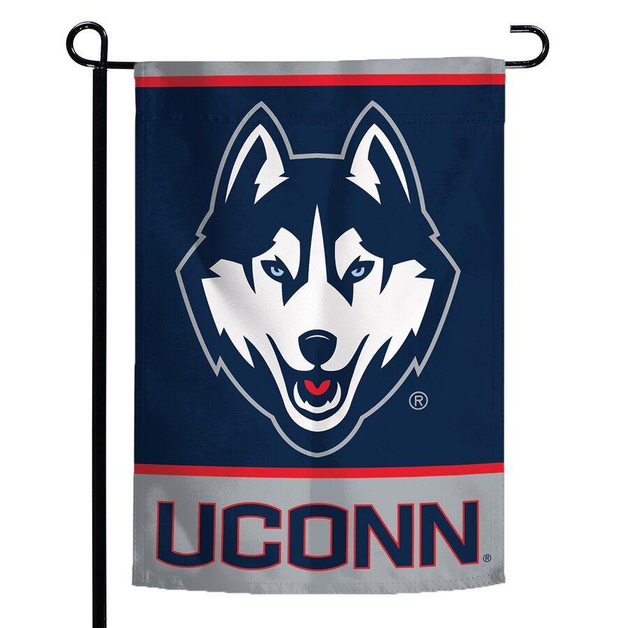 UConn Logo - WinCraft UConn Huskies 12 X 18 Double Sided Logo Garden Flag