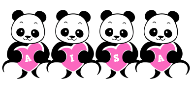 Aisa Logo - Aisa Logo. Name Logo Generator, Love Panda, Cartoon