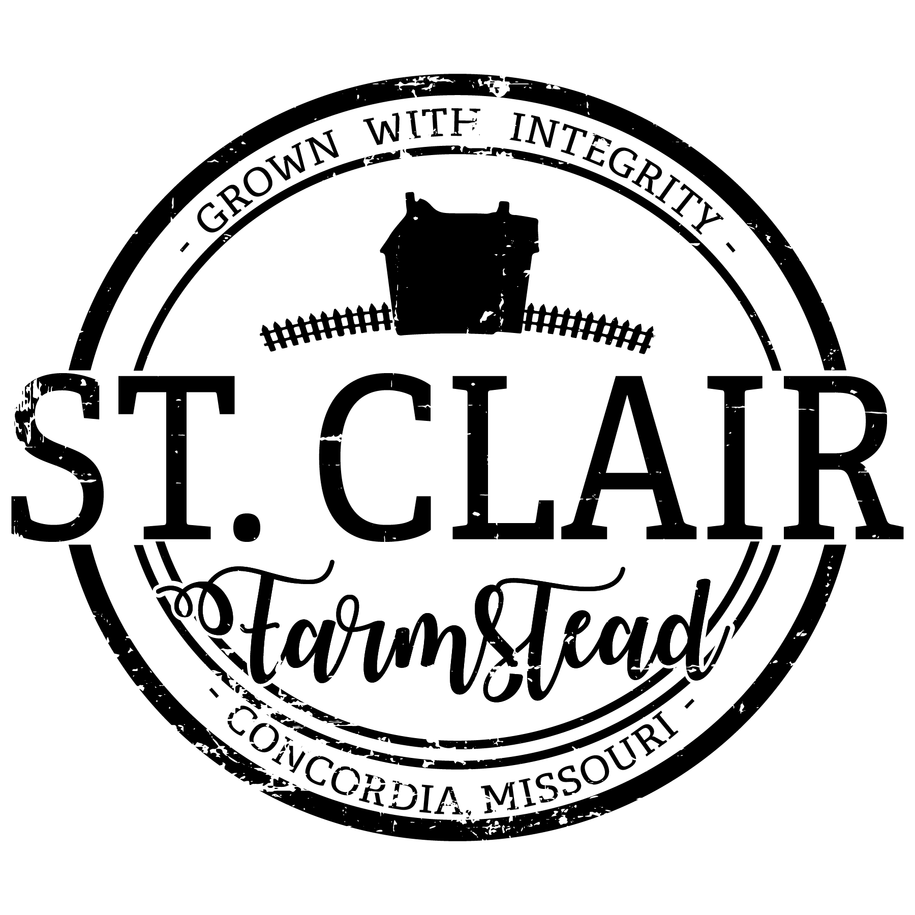 Farmstead Logo - St. Clair Farmstead Grown Produce Just Outside
