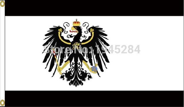 Prussia Logo - US $7.89 |Prussian Kingdom of Prussia Germany German War Flag Banner 3x5ft  90x150cm Polyester 9780, free shipping-in Flags, Banners & Accessories from  ...