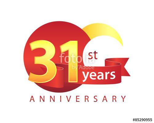 31 Logo - 31 Years Anniversary Logo
