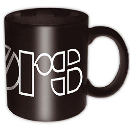 Black AMD White Band Logo - The Doors Black White Band Logo Coffee Tea Mug Cup Boxed 100 ...