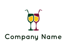 Drinks Logo - Food Logos, Beverage, Coffee, Beer, Soda, Café, Restaurant Logo Maker