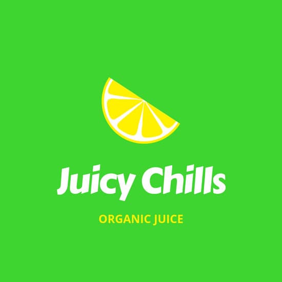 Drinks Logo - Green, Yellow and White Jusco Citrus Soda Drinks Logo