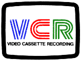 VCR Logo - Video Cassette Recording