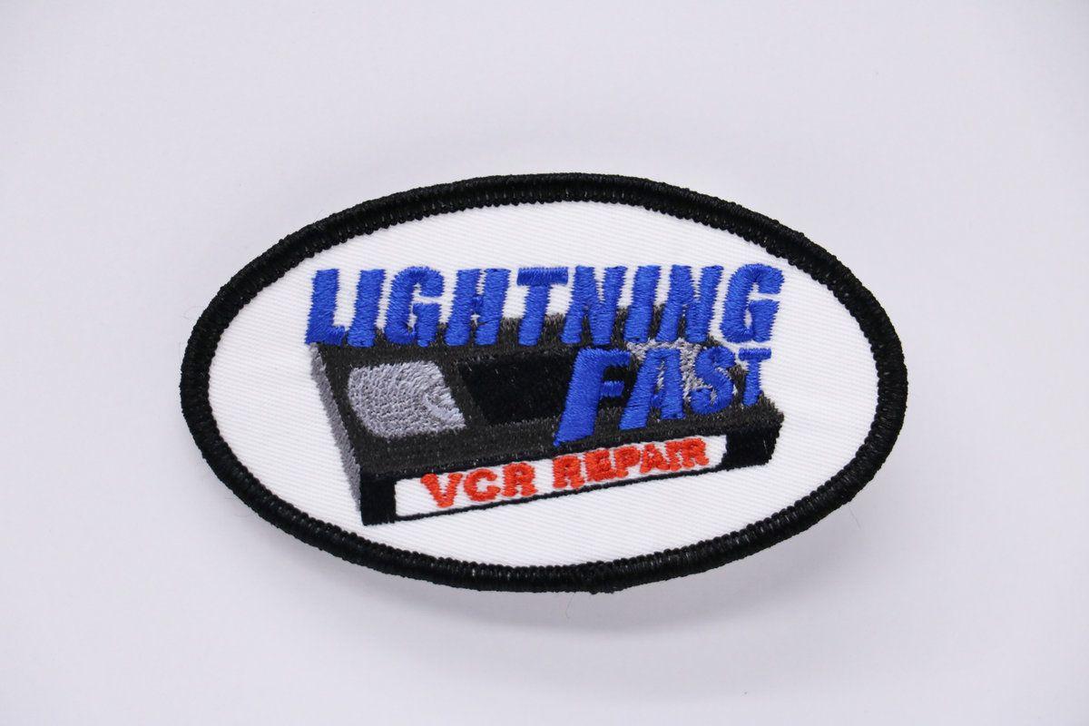 VCR Logo - Lightning Fast VCR Repair Patch. Red Letter Media