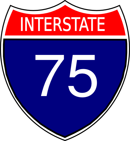 I75 Logo - I-75 Sign Clip Art at Clker.com - vector clip art online, royalty ...