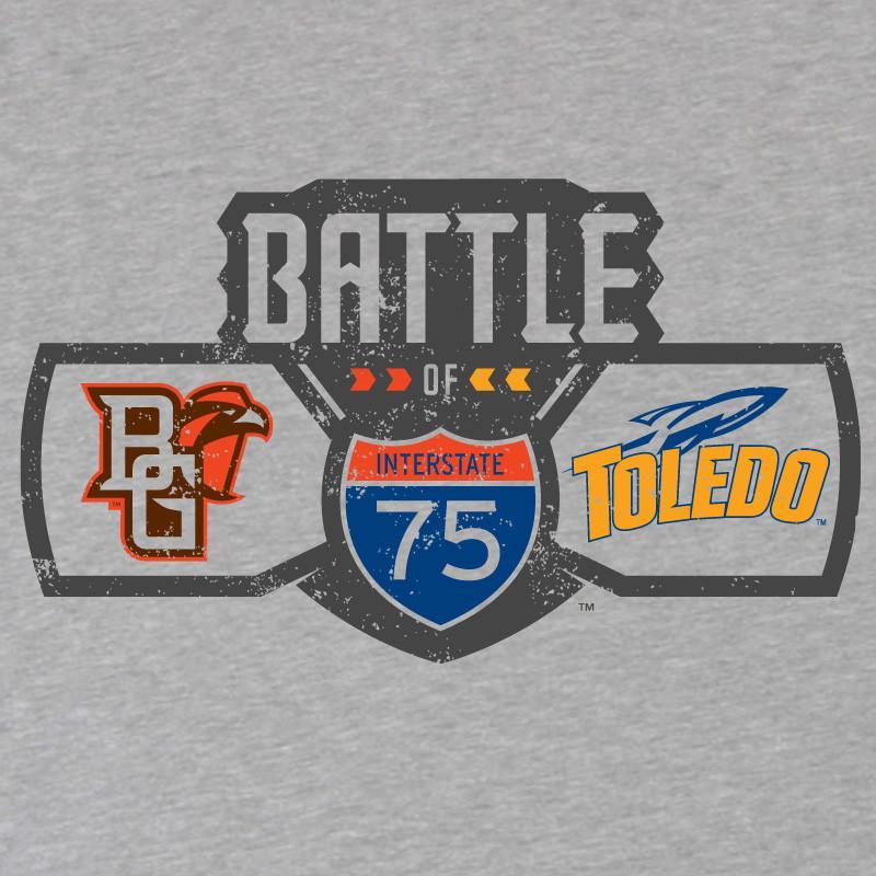 I75 Logo - BGSU Falcons Football Battle of I-75 Long Sleeve T-Shirt